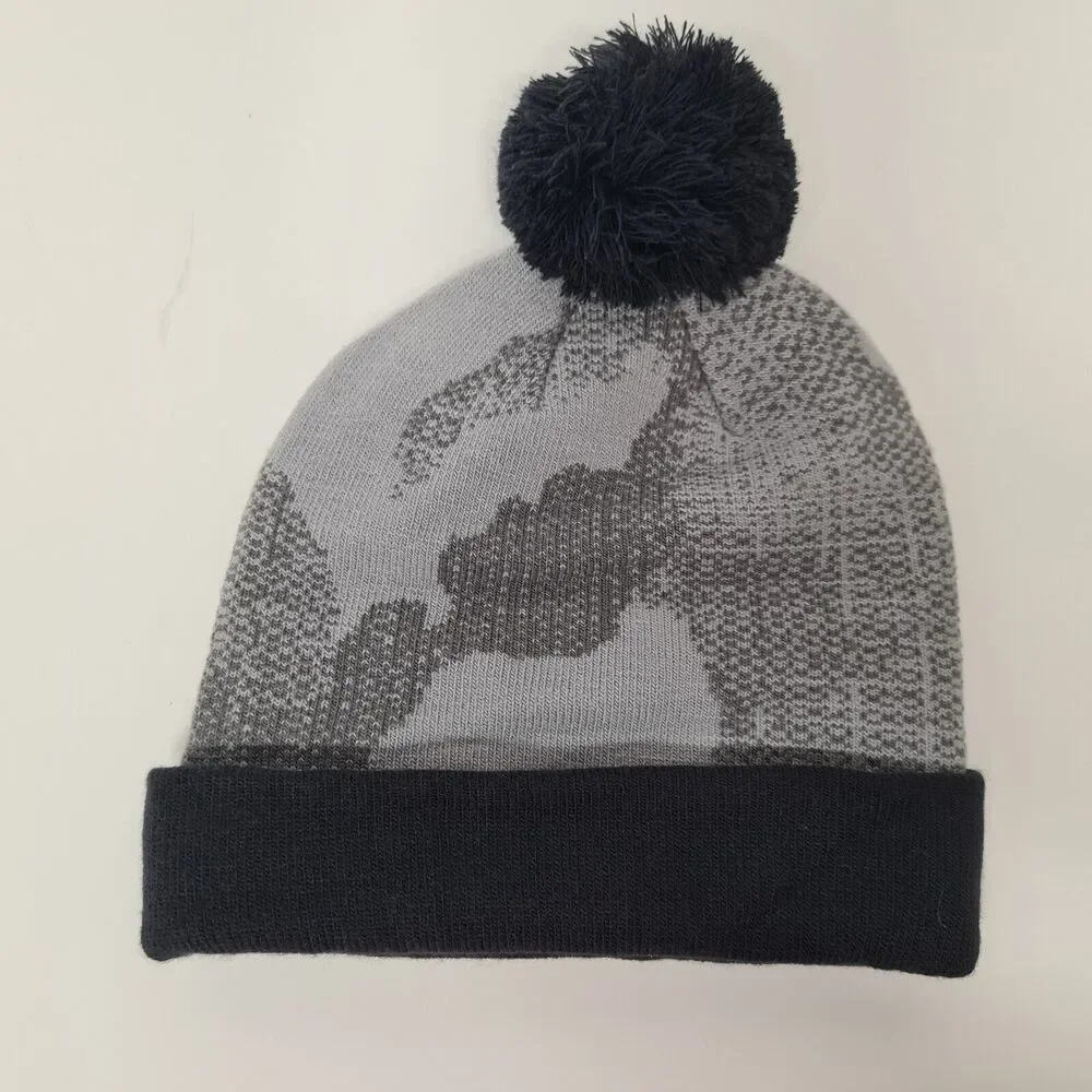 Under Armour Coldgear Beanie Gray Youth Kids 4-6 School Activewear Camouflage